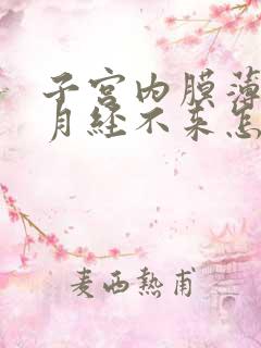 子宫内膜薄导致月经不来怎么办