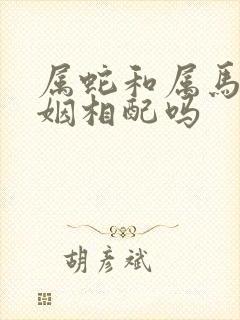 属蛇和属马的婚姻相配吗