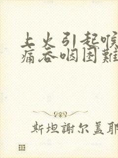 上火引起喉咙疼痛吞咽困难怎么办