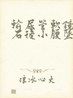 输尿管软镜取结石后小腹坠胀