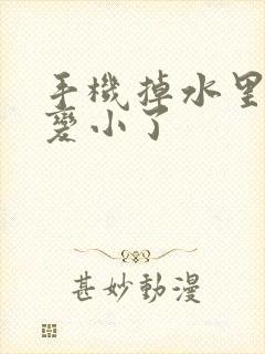 手机掉水里声音变小了