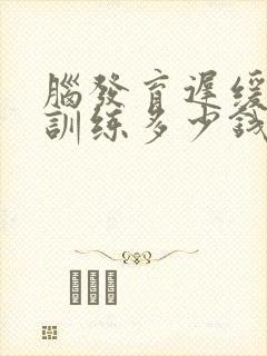 脑发育迟缓康复训练多少钱