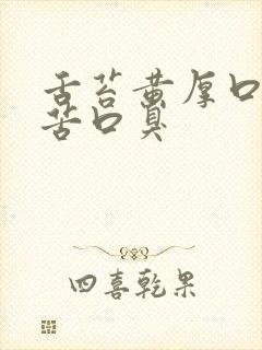 舌苔黄厚口干口苦口臭