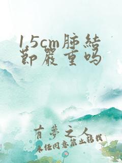 1.5cm肺结节严重吗