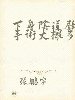 下身阴道壁膨出手术大概多少钱