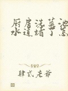 厨房洗菜池的下水道堵了怎么办