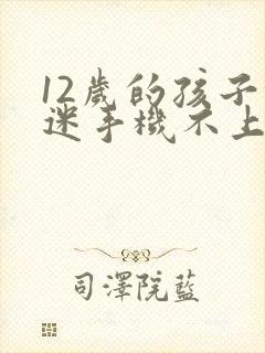 12岁的孩子沉迷手机不上学