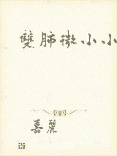 双肺微小小结节