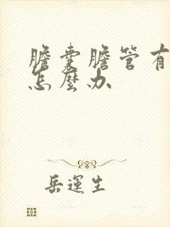 胆囊胆管有结石怎么办