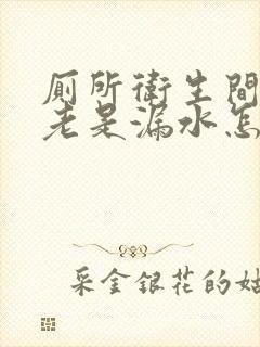 厕所卫生间地砖老是漏水怎么办