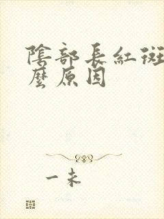 阴部长红斑是什么原因