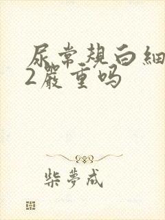 尿常规白细胞52严重吗