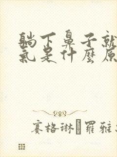 躺下鼻子就不通气是什么原因