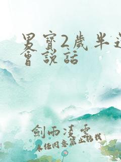 男宝2岁半还不会说话