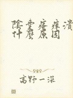 阴囊瘙痒溃烂是什么原因