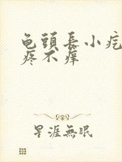 龟头长小疙瘩不疼不痒