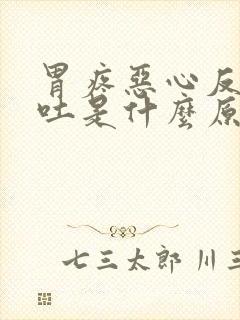 胃疼恶心反胃想吐是什么原因