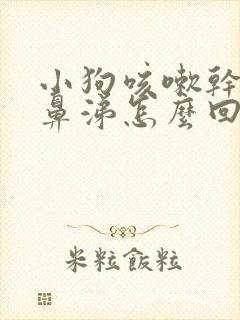 小狗咳嗽干呕流鼻涕怎么回事