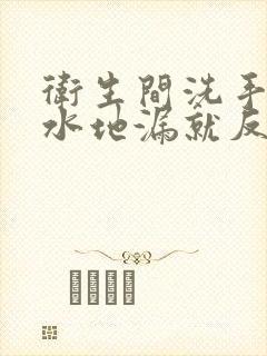 卫生间洗手盆放水地漏就反水