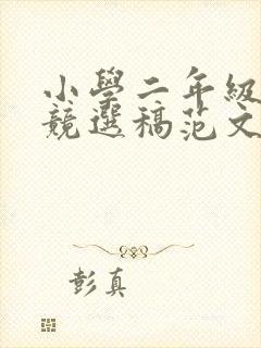 小学二年级班长竞选稿范文