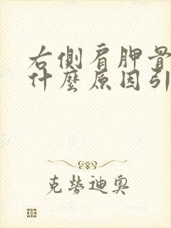 右侧肩胛骨疼是什么原因引起的