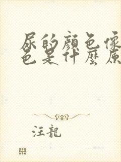 尿的颜色像咖啡色是什么原因