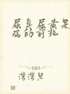 尿臭尿黄是什么病的前兆