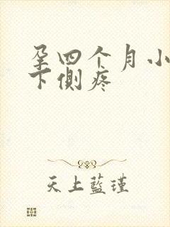 孕四个月小腹右下侧疼