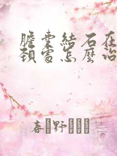 胆囊结石在胆囊颈处怎么治疗