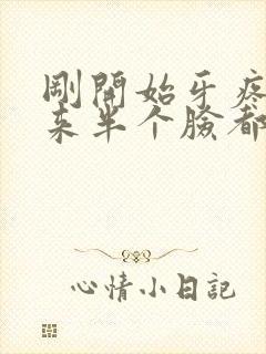 刚开始牙疼,后来半个脸都肿了怎么办