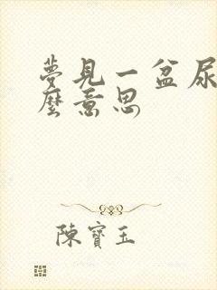 梦见一盆尿是什么意思