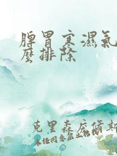 脾胃寒湿气重怎么排除