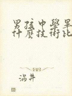 男孩中学毕业学什么技术比较好