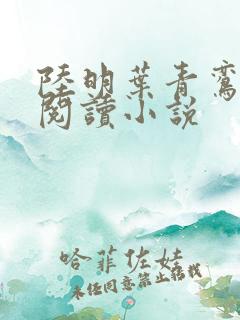陆明叶青鸾免费阅读小说