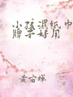 小孩湿纸巾什么牌子好用