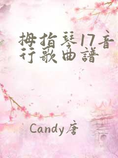 拇指琴17音流行歌曲谱