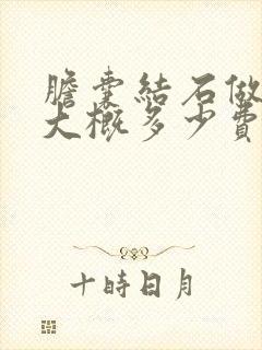 胆囊结石做手术大概多少费用