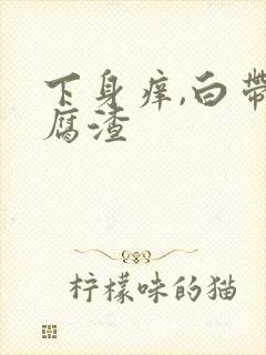 下身痒,白带豆腐渣