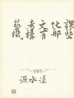 艺考文化课补习机构有哪些