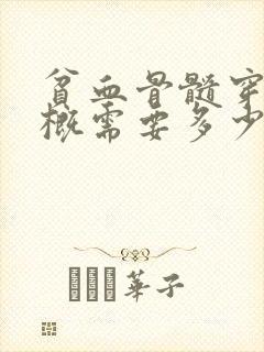 贫血骨髓穿刺大概需要多少费用