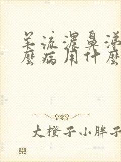 羊流浓鼻涕是什么病用什么药治