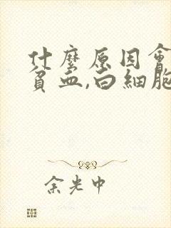 什么原因会引起贫血,白细胞减少