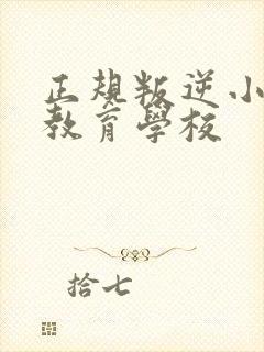 正规叛逆小孩的教育学校