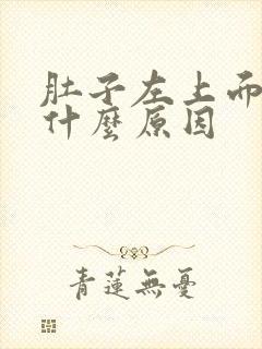 肚子左上面疼是什么原因