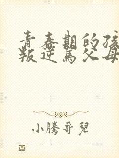 青春期的孩子太叛逆骂父母怎么办