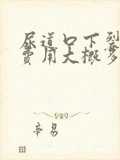 尿道口下裂手术费用大概多少