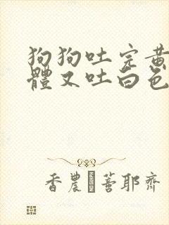 狗狗吐完黄色液体又吐白色是怎么回事