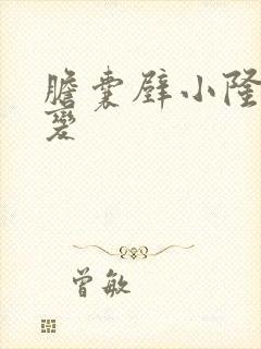 胆囊壁小隆起病变