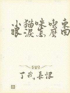 小猫咪吃东西流眼泪怎么回事