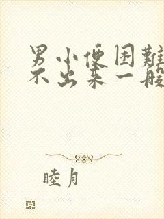 男小便困难,尿不出来一般是怎么回事